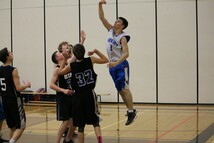 St. Dominic Volleyball Team at play